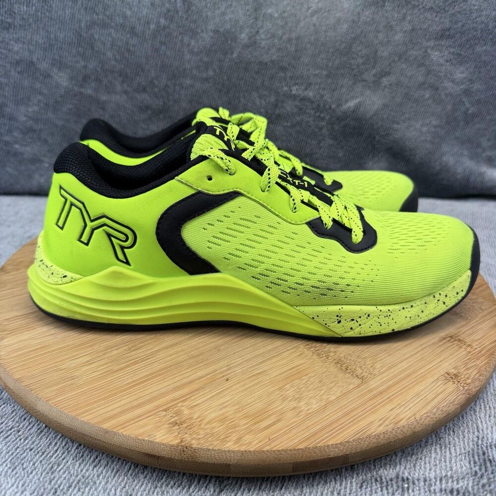 TYR CXT-1 Trainer Shoes Womens Size 9 Yellow Mesh Cross Training Sneakers